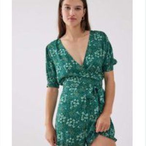 Urban Outfitters Sorrento Floral Wrap Romper